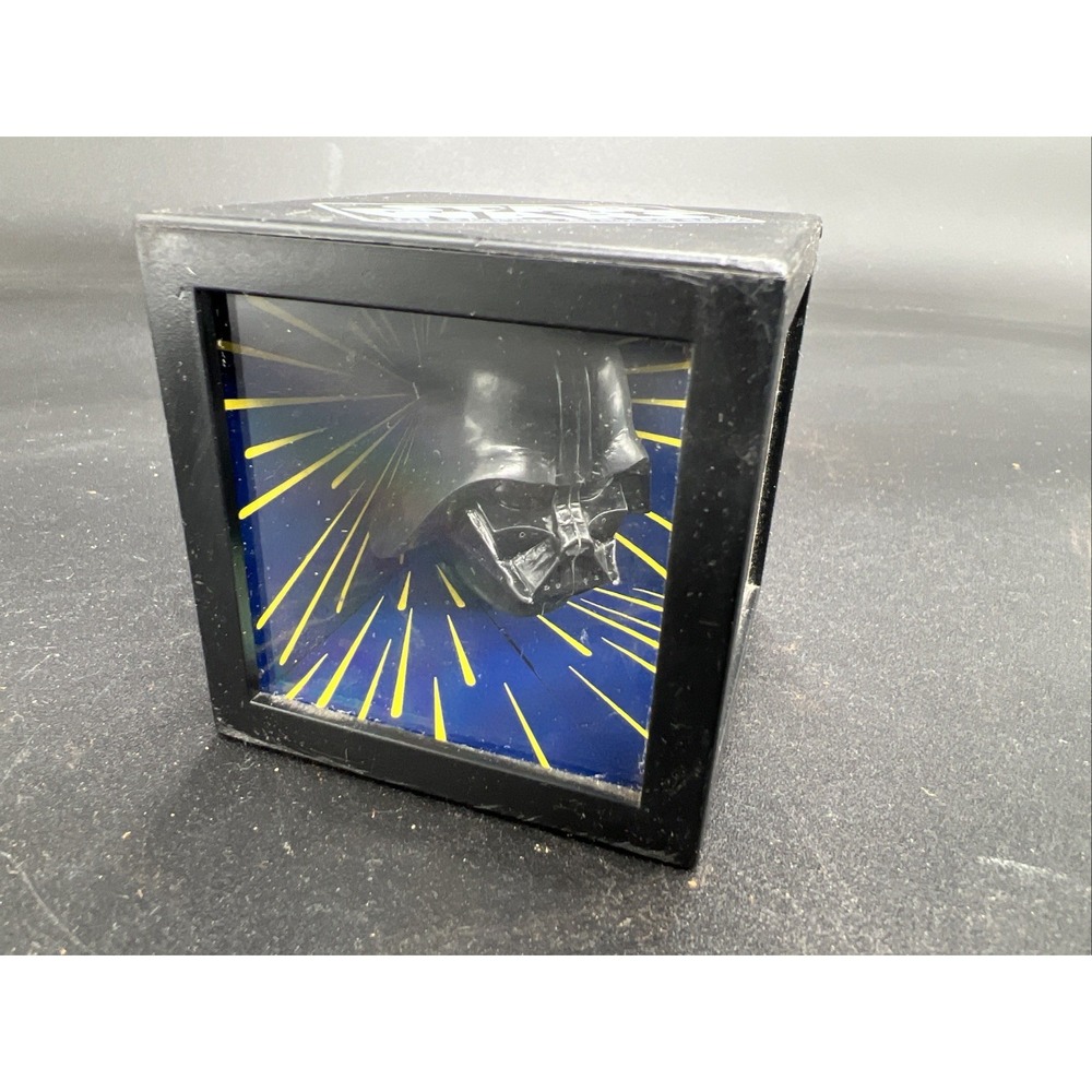 3D Death Vader Yoda Mirror Box Taco Bell Toy Vintage 90's Minor Scratches